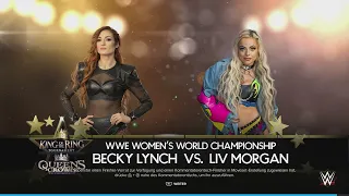 WWE 2k24 King and Queen of the Ring Becky Lynch vs. Liv Morgan (25.05.2024)  (Vorschau) (Full-HD)