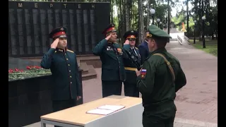 В Ханты-Мансийске новобранцы, подписавшие контракт, приняли воинскую присягу