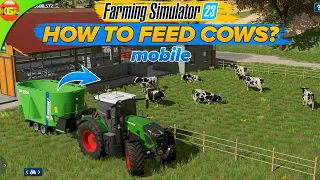 How To Feed Cows in Farming Simulator 23? Easy Method fs23 Tutorial