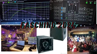 Fasching 2024 mit Vintage Nexo Alpha E System und genialem Wharfedale Pro Amping | PA Anlagen Aufbau