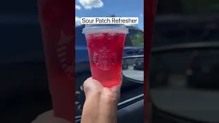 Sour Patch Starbucks lemonade Refresher