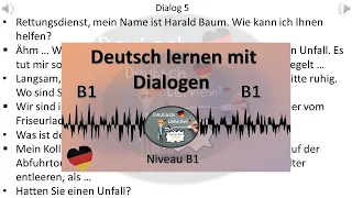 Dialoge B1  | Deutsch lernen durch hören | 4 |