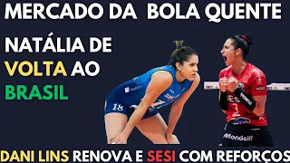 MERCADO DA BOLA VÔLEI FEMININO TEM BRAZUCA VOLTANDO E SESI BAURU SE REFORÇANDO MUITO