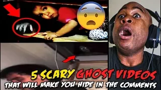 Scary Ghost Videos That Will Make You HIDE in the Comments REACTION!!