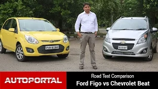 Ford Figo vs Chevrolet Beat Road Test Comparison - Autoportal