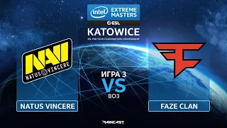 Natus Vincere vs FaZe Clan [Map 3, Inferno] (Best of 3) IEM Katowice 2020 | Groups Stage