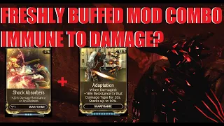 [WARFRAME] Damage Immunity With This Buffed Two Mod Combo? Shock Absorbers l Call Of The Tempestarii