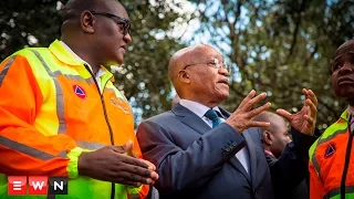President Zuma addresses flood victims in Alex