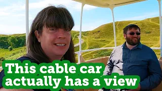 Riding the Cable Car that actually has a view - The Llandudno Cable Car