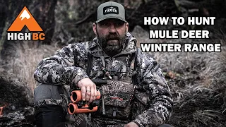 HOW TO GLASS MULE DEER WINTER RANGE