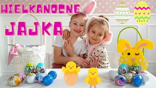 Co znalazłyśmy w Wielkanocnych Jajkach Niespodziankach? Zabawki, naklejki i gry! Easter eggs