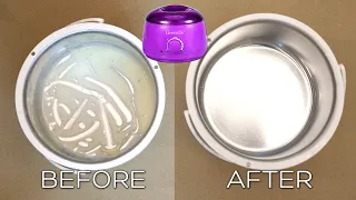 How to Clean Your Wax Warmer - DIY Home Waxing Tips!