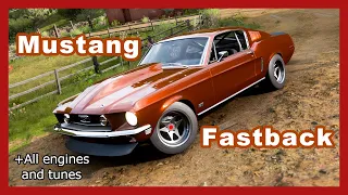 Forza Horizon 5 - 1968 Ford Mustang GT Fastback all tunings + drive
