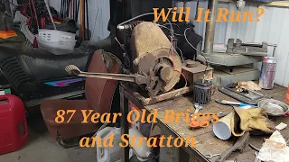 87 Year Old Briggs and Stratton- Will It Run?