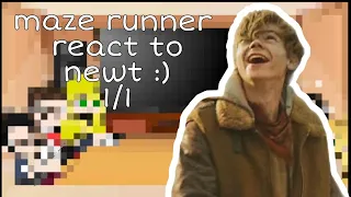 maze runner react to newt :) //there are thorns//