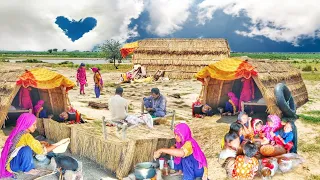 Pakistani Village Woman Morning Routine in Mud House|Cooking Traditional Breakfast