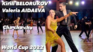 Kirill Belorukov - Valeria Aidaeva | Cha-cha-cha | World Cup 2022 | WDC Professional Latin