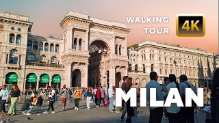 Milan, Italy – 4K Walk through the grand Cathedral Square