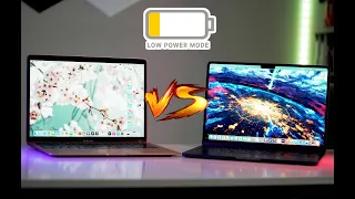 Does Low Power Mode Greatly Improve Battery Life on MacBooks? Battery Drain Test | M1 MBA vs M2 MBA