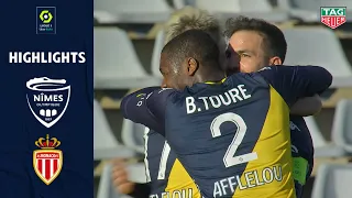 NÎMES OLYMPIQUE - AS MONACO (3 - 4) - Highlights - (NO - ASM) / 2020-2021