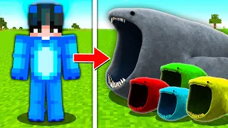 I Pranked My Friend as BLOOP FAMILY in Minecraft!