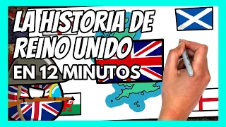 ✅ La historia de REINO UNIDO y el IMPERIO BRITÁNICO en 12 minutos | Resumen rápido y fácil