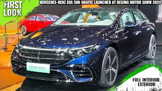 Mercedes-Benz EQS 500 4MATIC Facelift Launched At 2024 Beijing Auto Show - Full Interior Exterior