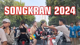 [4K] Phnom Penh Songkran Festival 2024 - Cambodian New Year 2024 - KNY 2024