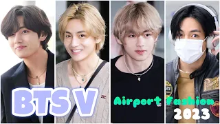 【テテ❤️まとめ】✈️トキメキの空港ファッション✈️（BTS V AIRPORT FASHION 2023）