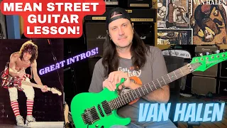 How To Play Mean Street By Van Halen - Great Van Halen Intros And The Genius Of Eddie Van Halen!