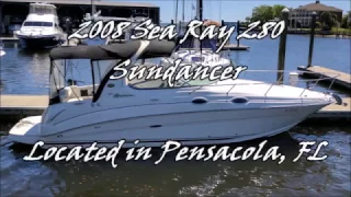 2008 Sea Ray 280 Sundancer- SOLD