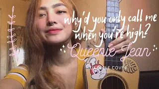 why'd you only call me when you're high? by arctic monkeys (ukulele cover & lyrics)