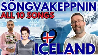 🇮🇸 Söngvakeppnin ALL 10 Songs REACTION & ANALYSIS | Iceland | Eurovision 2024