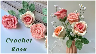 #165 Crochet Roses With Wings🌸Simple Instructions for Crocheting Roses With Wings