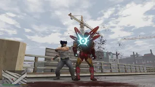 GTA 5 Wolverine VS Iron man Endgame