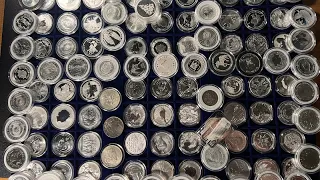 Full Silver Stack Unveiled!! Every Silver Coin bought $100 at a time. Spread the LOVE of silver!