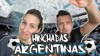 ESPAÑOLES REACCIONANDO😱POR PRIMERA VEZ A HINCHADAS  ARGENTINAS🇦🇷  * EPICO * ⚽️ VO CHANNEL