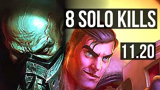 URGOT vs JAYCE (TOP) | 8 solo kills, Legendary, 300+ games | EUW Master | v11.20