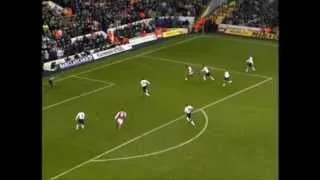 Thierry Henry toying with Tottenham's defense