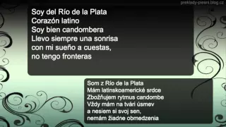 Natalia Oreiro - Río de la Plata (preklad + text)