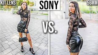 SONY a6000 - Can Sony Kit Lens 16-50mm BEAT Sigma 56mm f1.4 in APS-C Portrait Photography? [2022]