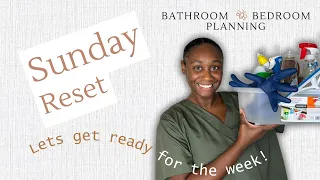 Sunday Reset Cleaning | Weekly Planning | Bathroom Deep Clean