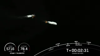 SpaceX launches Italian satellite, nails landing in Florida!