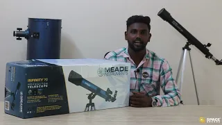 Meade Infinity 70 AZ Telescope | Unboxing | Assembling | Handling | Space Arcade