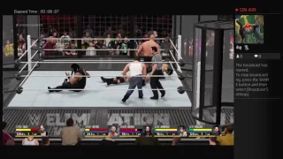 6 man elemination chamber [WWE 2k16]