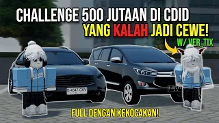 CHALLENGE  BELI MOBIL RANDOM 500 JUTA Di CDID, Yang Kalah Jadi CEWE! -  Roblox Car Driving Indonesia