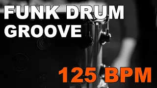Funk Drum Loop 125 BPM / Straight Drum Groove