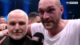 Tyson Fury breaks down into tears after ending Wladimir Klitschko's heavyweight reign