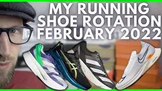 MY CURRENT RUNNING SHOE ROTATION 👟 FEBRUARY 2022 👟 EDDBUD