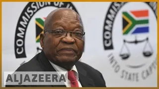 South Africa's Jacob Zuma tells inquiry he's victim of conspiracy